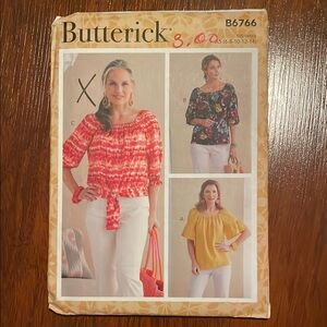 2/$15 Butterick Sewing Pattern B6766 6-14